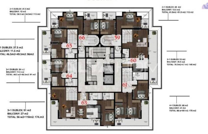 Stylish Flats 750 M From the Beach in Alanya Mahmutlar 23
