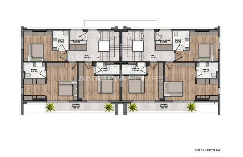 Natuur Uitzicht Villa's Met Gedeeld Zwembad In Döşemealtı Antalya 51