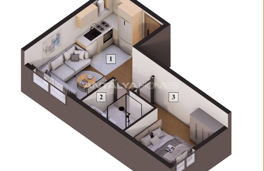 Appartements Près De L'hôpital À Antalya Muratpaşa 11