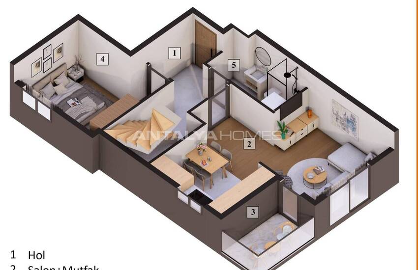 Appartements Près De L'hôpital À Antalya Muratpaşa 17