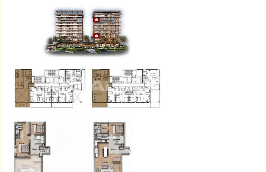 Meerblick-apartments Zum Verkauf In Alanya Mit Gemeinschaftspool 13