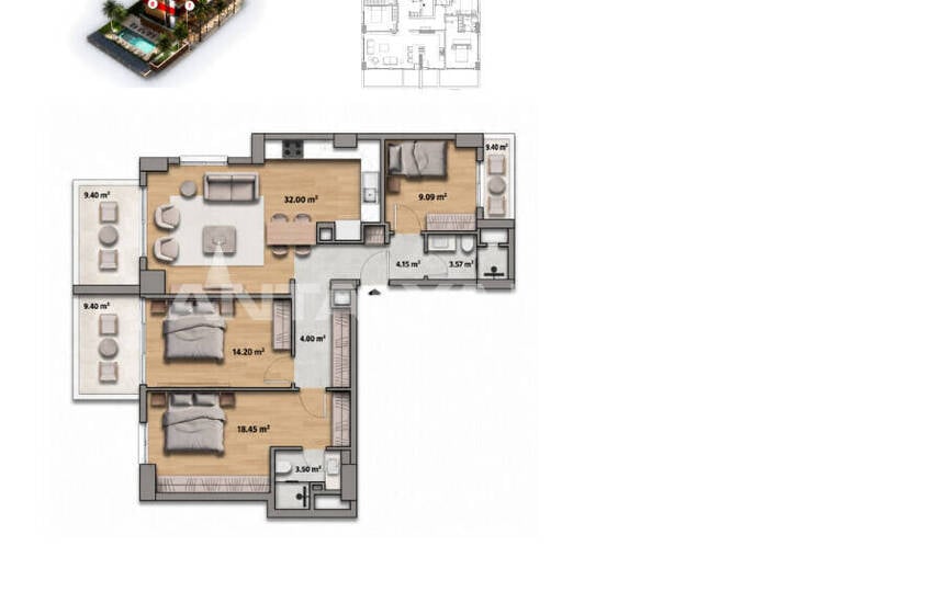 Sea-view Apartments with Extensive Amenities in Alanya 13