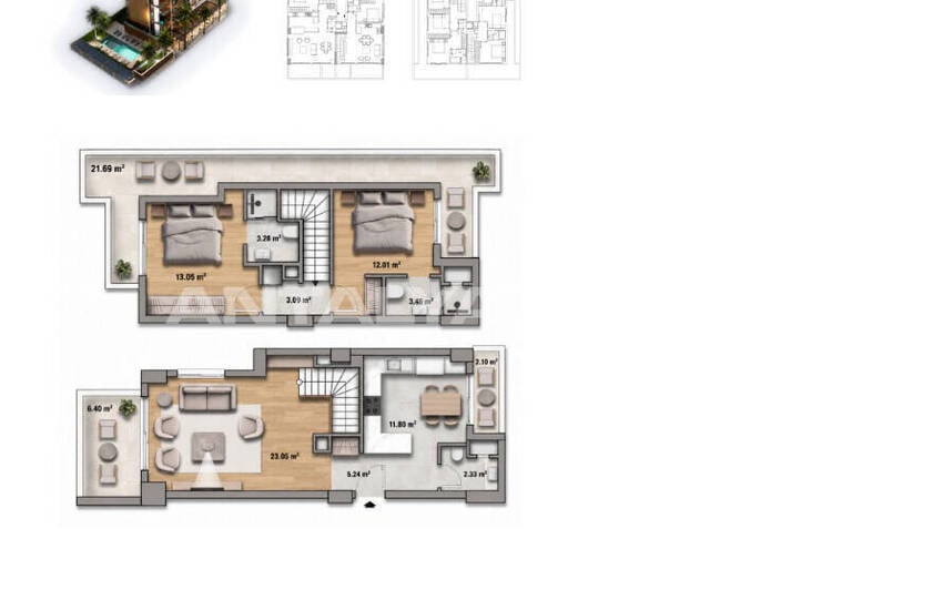 Sea-view Apartments with Extensive Amenities in Alanya 14
