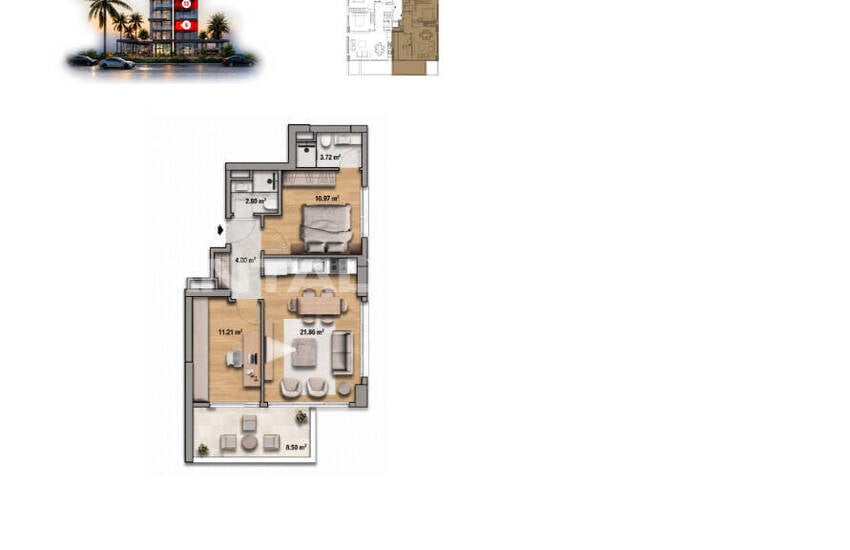 Sea-view Apartments with Extensive Amenities in Alanya 15