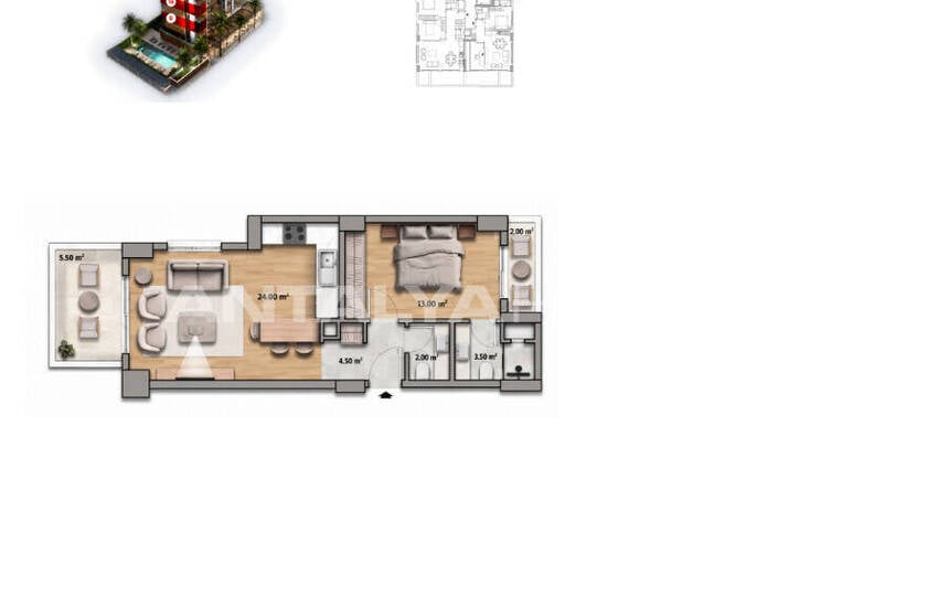 Sea-view Apartments with Extensive Amenities in Alanya 17