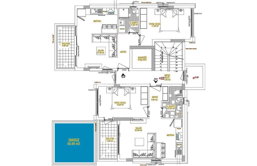 شقق بأسعار جيدة مع مفهوم بوتيك في بيليك 14