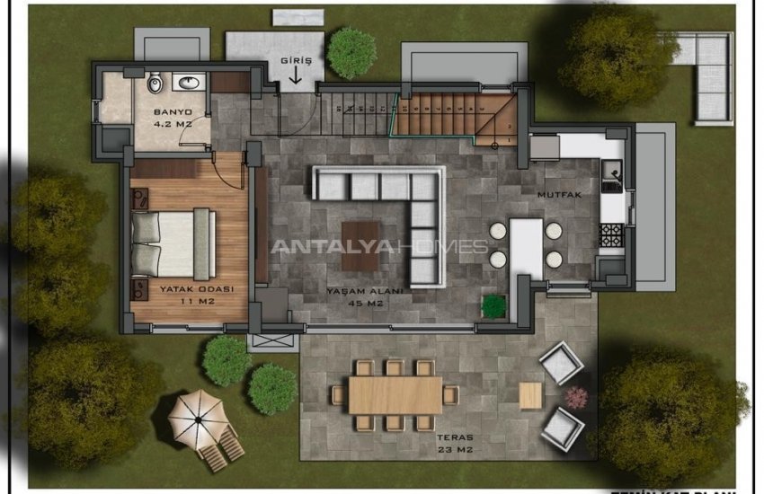 Naturblick Villen In Bodrum Mit Privatem Pool 12