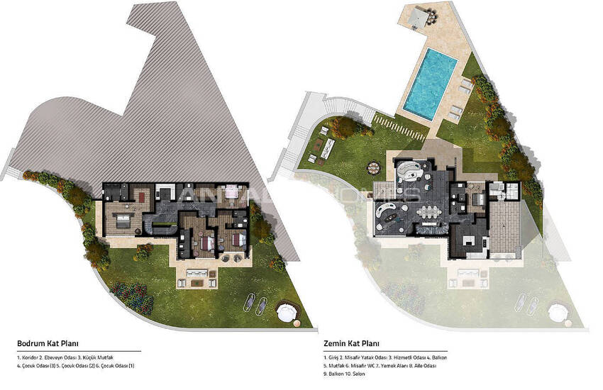 فلل بإطلالة بانورامية مع ميزات مميزة في بودروم 39
