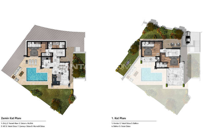 فلل بإطلالة بانورامية مع ميزات مميزة في بودروم 41