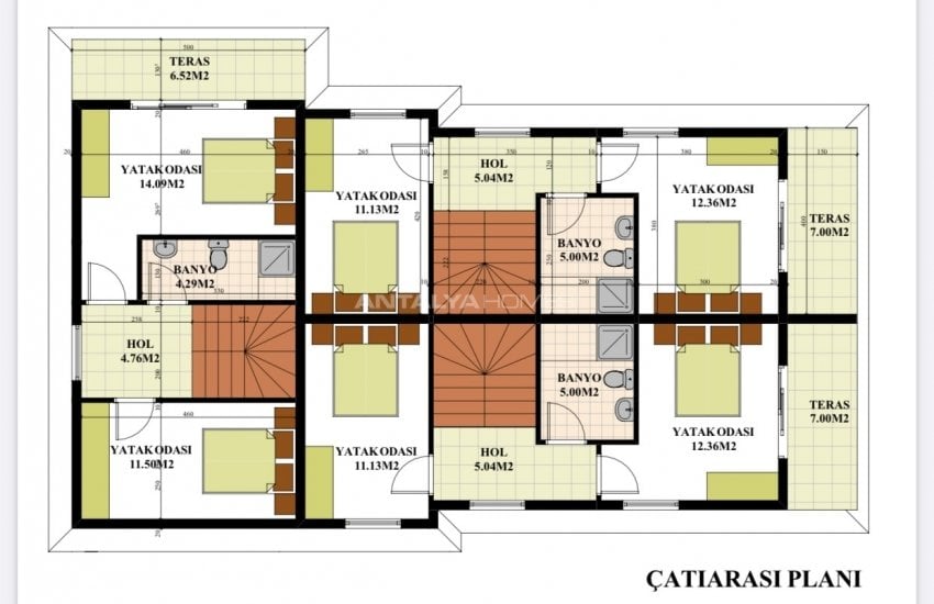 Modern Villa with Specially Designed Garden Fethiye Mugla 35