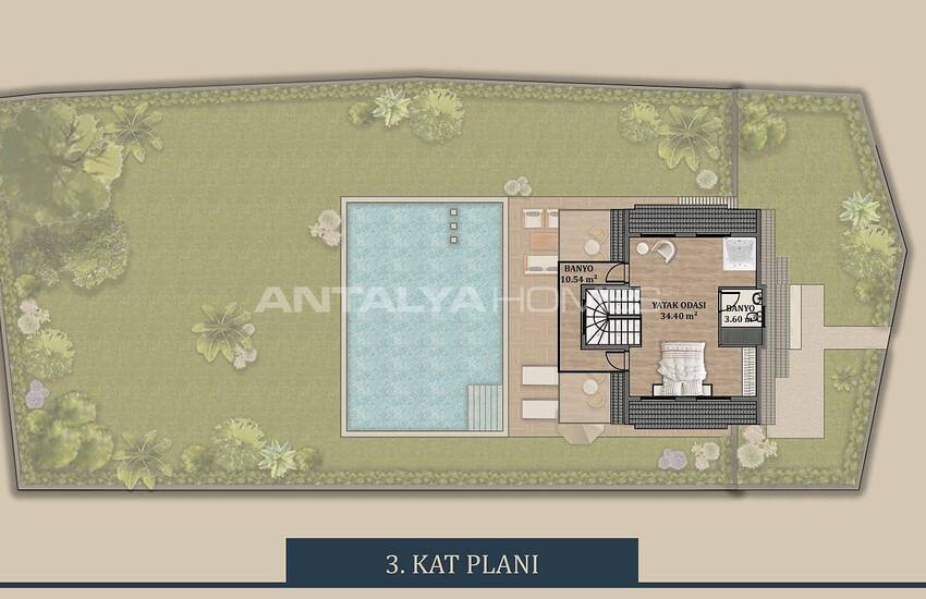 Chic Detached House Near the Coastline in Fethiye Mugla 34