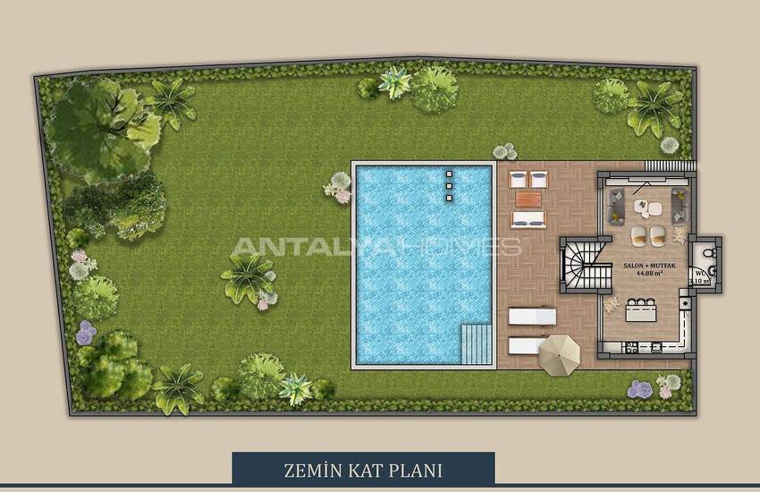 Chic Detached House Near the Coastline in Fethiye Mugla 31