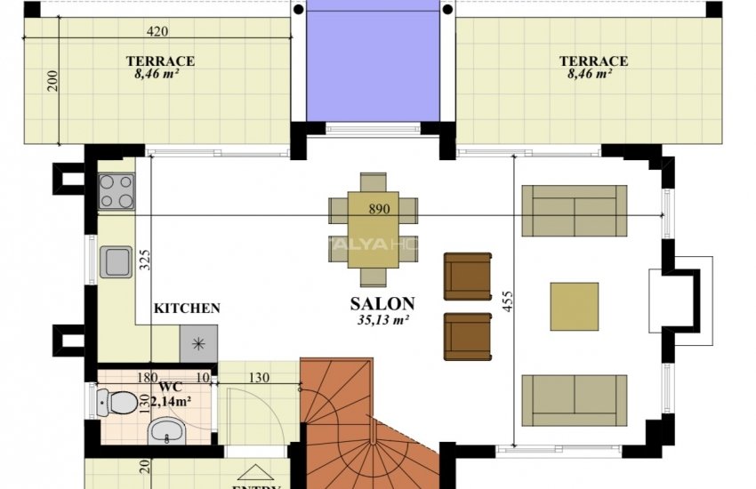 Chic Detached Villas with Private Pools in Fethiye Oludeniz 17