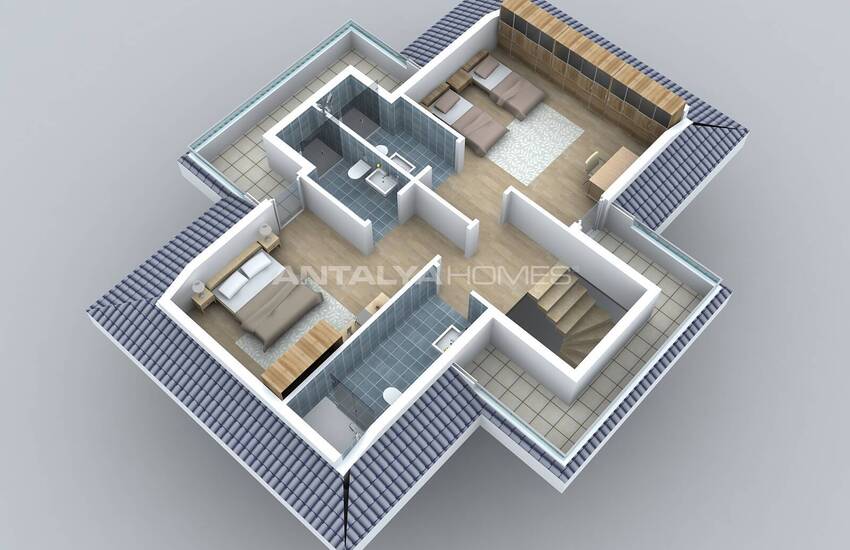 Отдельная Вилла с Личным Садом в Хисароню, Фетхие 5