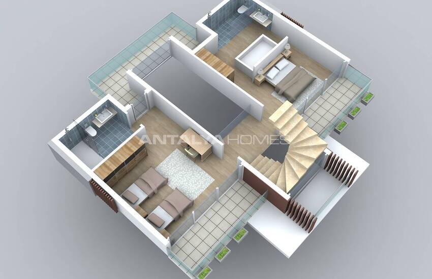 Отдельная Вилла с Личным Садом в Хисароню, Фетхие 7