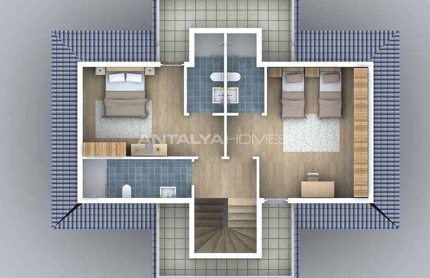 Отдельная Вилла с Личным Садом в Хисароню, Фетхие 4