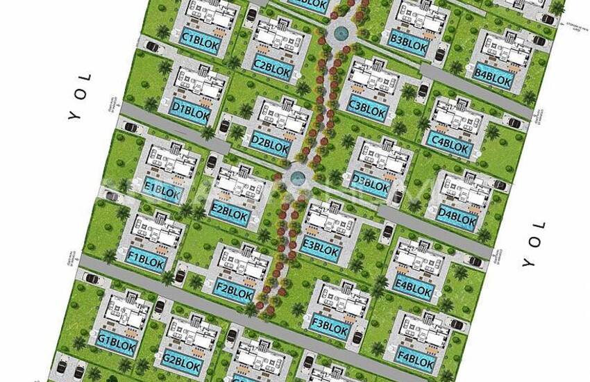 Triplex Villa with Pool and Fireplace in Hisaronu Fethiye 24