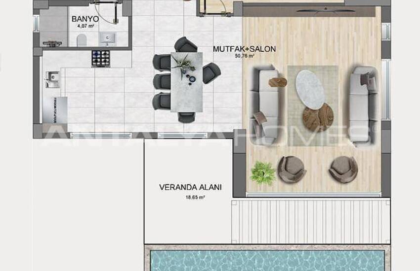 ویلاهای با دید دریا با استخر خصوصی در بدروم 36