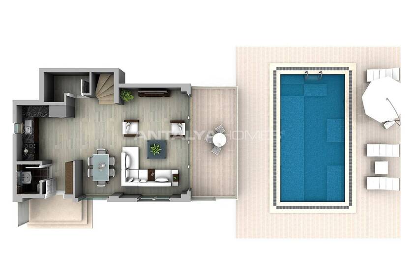 Contemporary Design Villas Close to the Beach in Fethiye 39