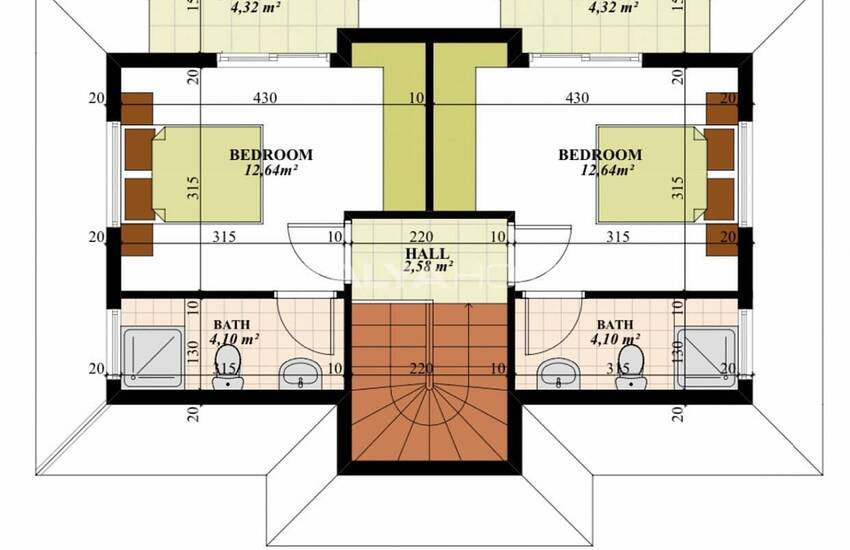 Detached Villa with Private Pool and Mountain Views in Fethiye 39