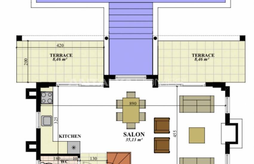 Detached Villa with Private Pool and Mountain Views in Fethiye 37