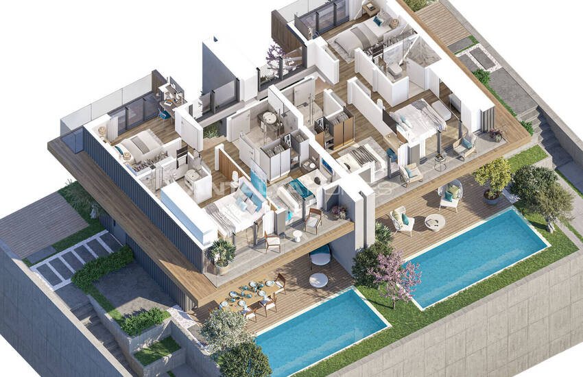 Villas Luxueuses Près De L'aéroport À Adabuku Bodrum 35