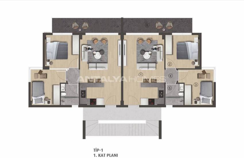 Bodrum Havalimanına Yakın Havuzlu Lüks Sitede Akıllı Daireler 32