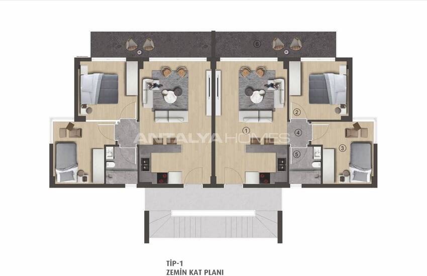 Bodrum Havalimanına Yakın Havuzlu Lüks Sitede Akıllı Daireler 33
