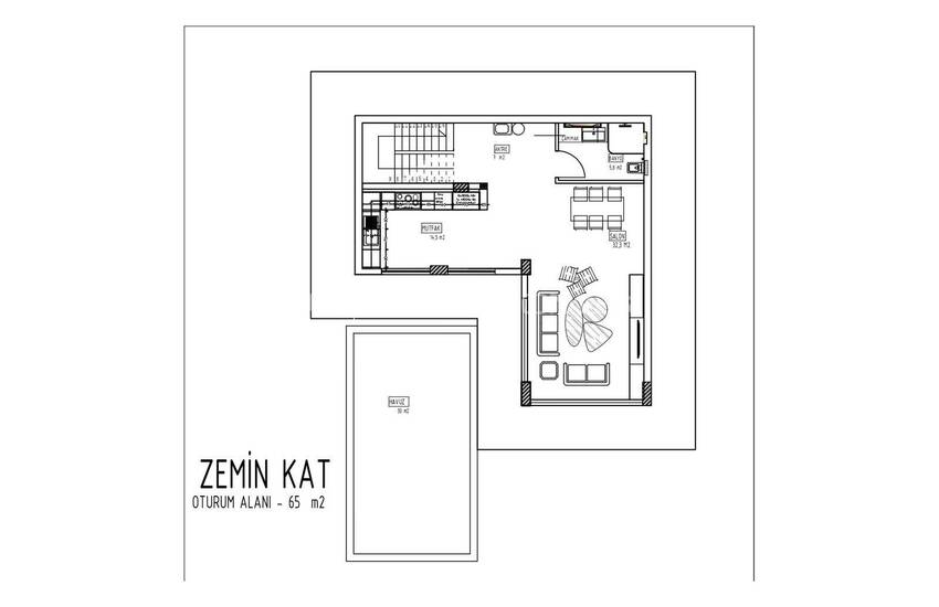 Villas Individuelles Vue Mer Avec Piscine Privée À Bodrum 34