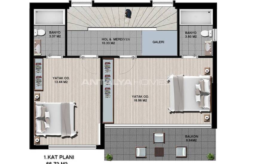 Просторные Виллы в Мугле, Милас, Подходящие для Инвестиций 50