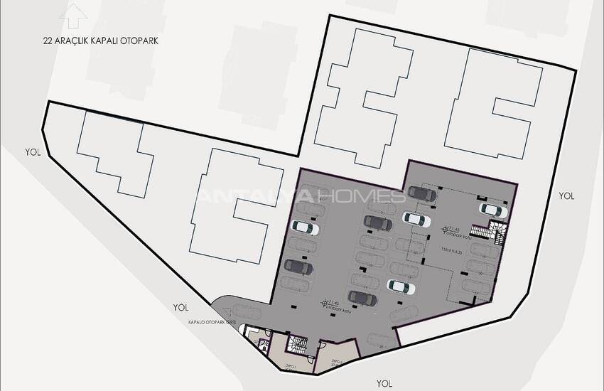 Stylish Apartments with Indoor Car Park in Bodrum Konacik 15