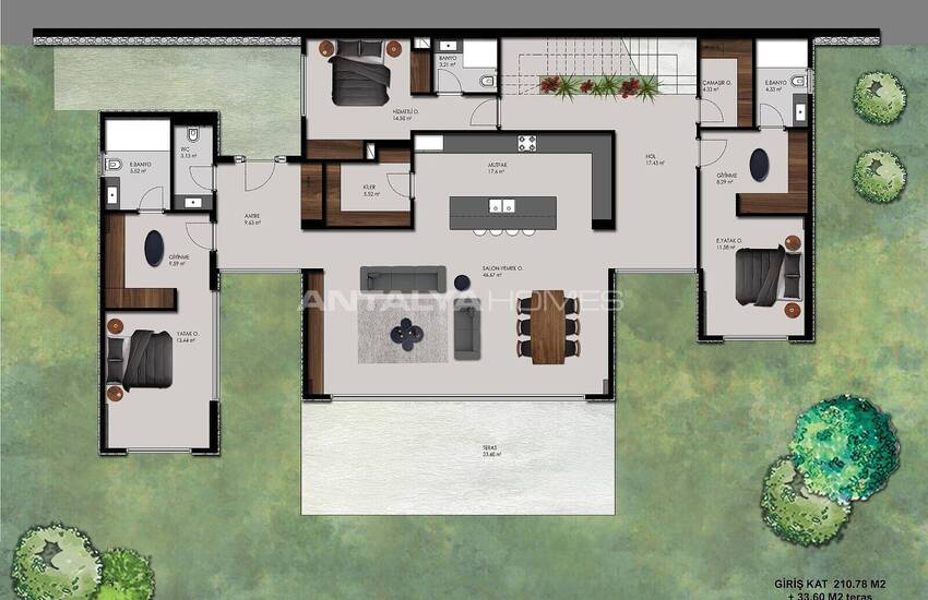 Villa with Private Pool and Spacious Garden in Bodrum Konacik 12