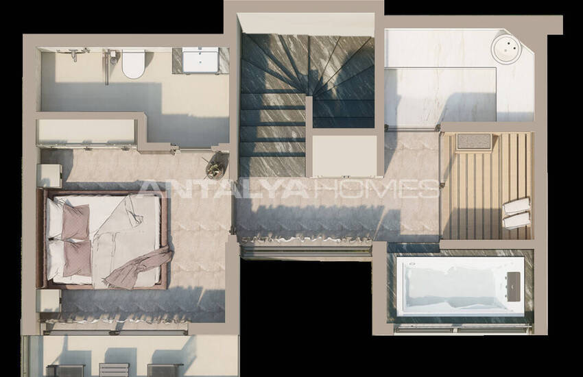 Дома с личным бассейном в Фетхие, Мугла, с гарантией аренды 26