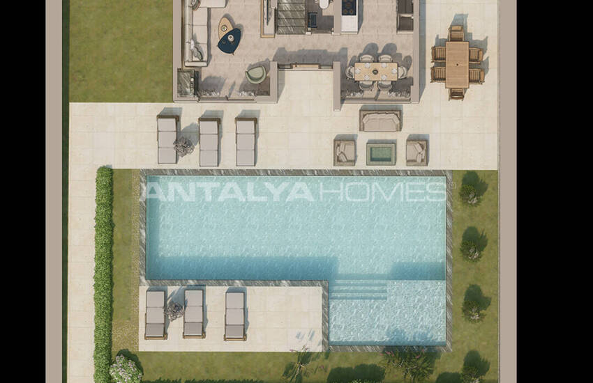 Дома с личным бассейном в Фетхие, Мугла, с гарантией аренды 27