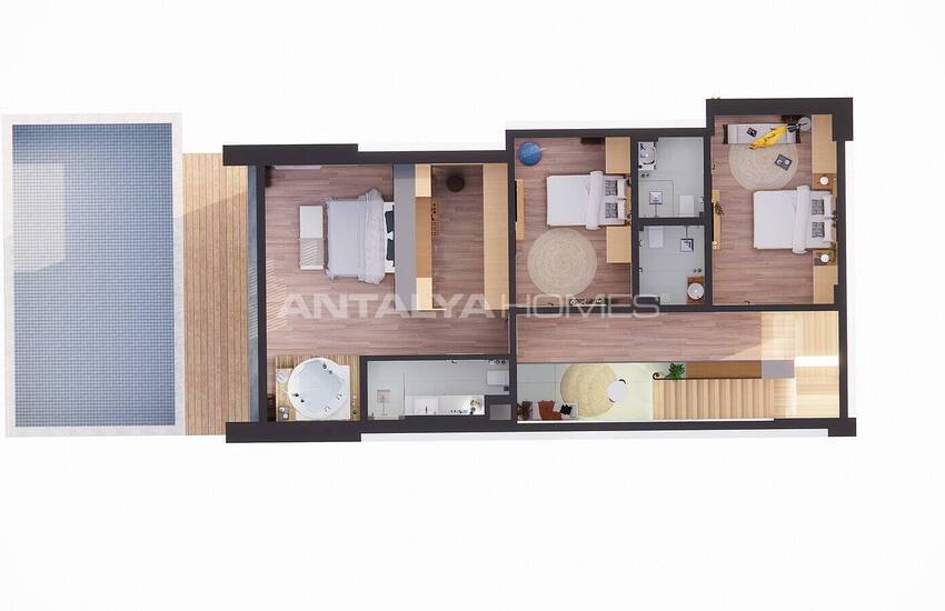 Modern Villas with Panoramic Sea Views in Bodrum Adabuku 29