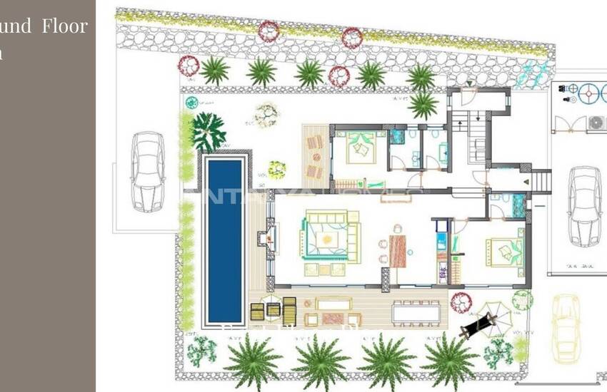 خانه‌های مستقل با چشم‌انداز شگفت‌انگیز دریا در بدروم، گوندوغان 24