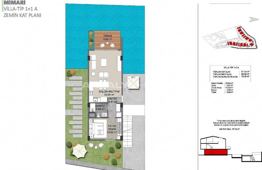 Luxury Apartments on Bodrum Airport Road in Mugla 14