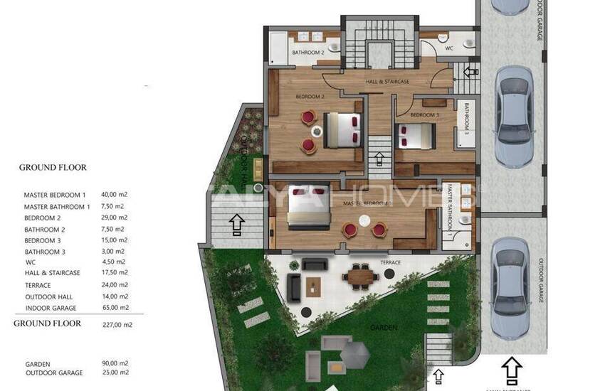 Отдельная Вилла с Видом на Бухту и Бассейном в Бодруме, Мугла 31