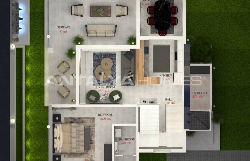 Houses Within Walking Distance of Calis Beach in Fethiye Kargi 11