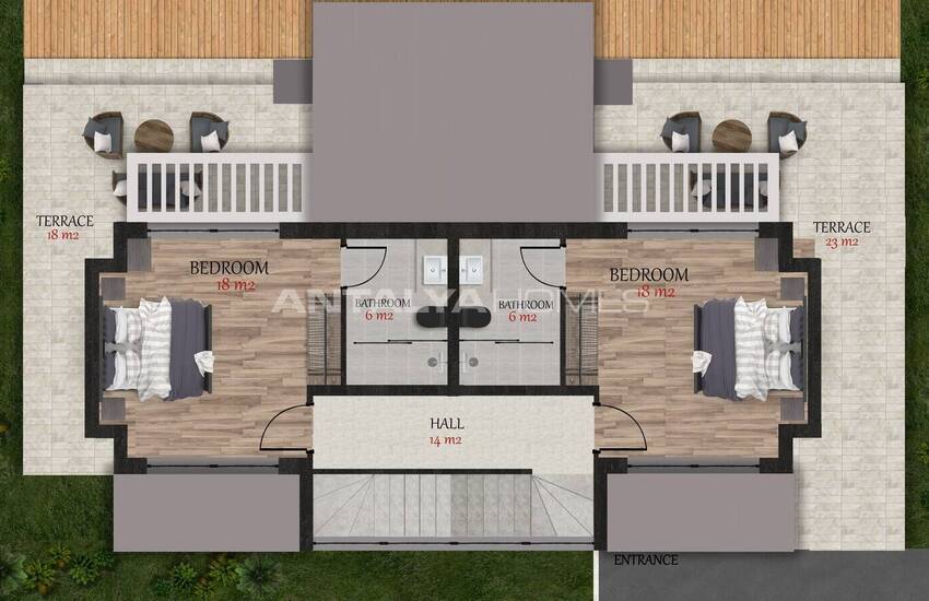 Vrijstaande 4+1 Villa's Met Privézwembad In Ölüdeniz, Fethiye 12