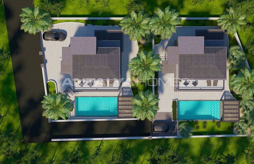 Detached Villas with Private Pool and Garden in Fethiye Oludeniz 30