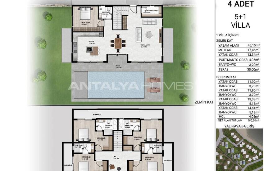 فلل مطلة على البحر في بودروم ياليكافاك 20