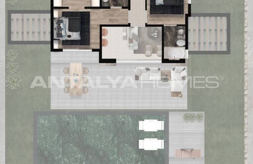 Aangepast Ontwerp Villa's In Beveiligd Complex In Bodrum, Torba 20