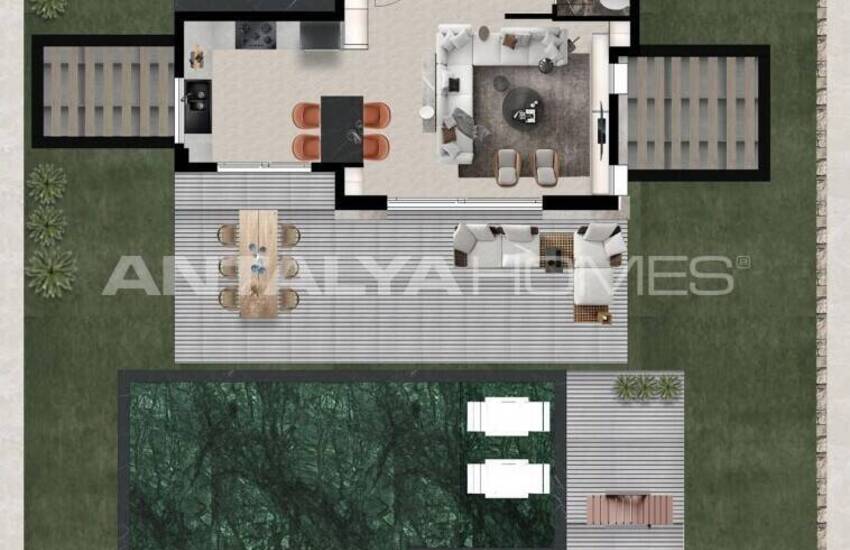 Aangepast Ontwerp Villa's In Beveiligd Complex In Bodrum, Torba 22