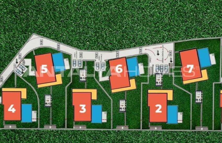 فيلات فاخرة منفصلة بالقرب من المارينا في بودروم تورغوت رييس 20