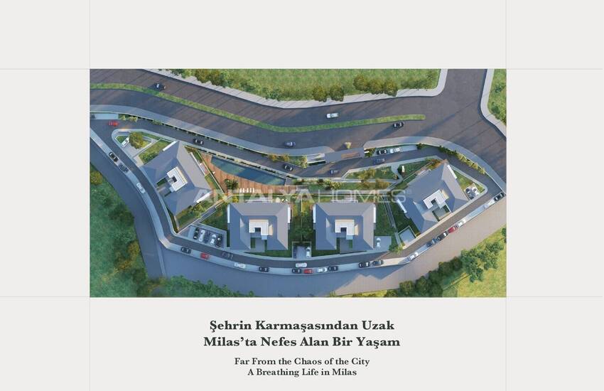 شقق فاخرة في مجمع مع العديد من المرافق الاجتماعية في ميلاس، موغلا 37