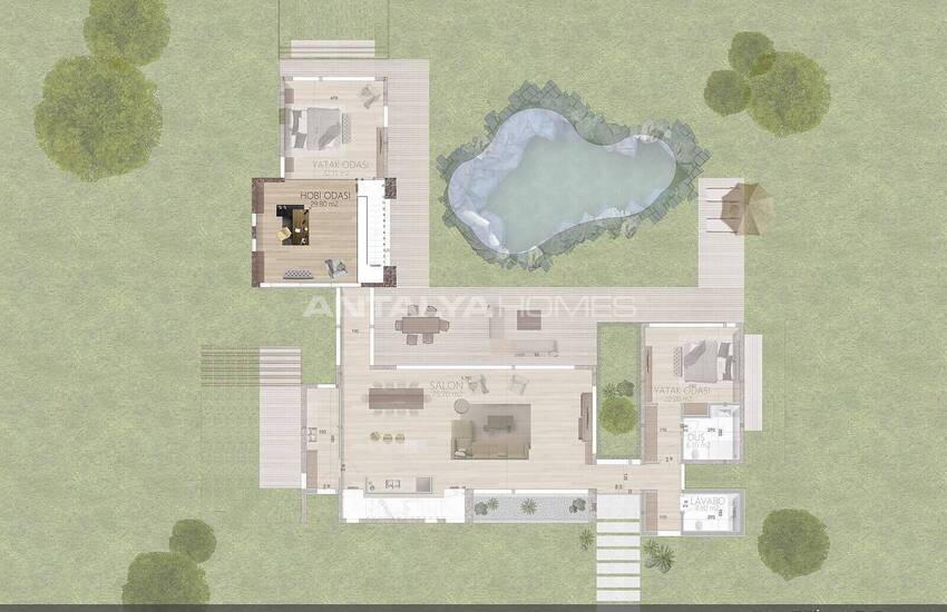 Ultra-luxus-meerblick Villen In Einem Wald In Bodrum Cennet Bay 25