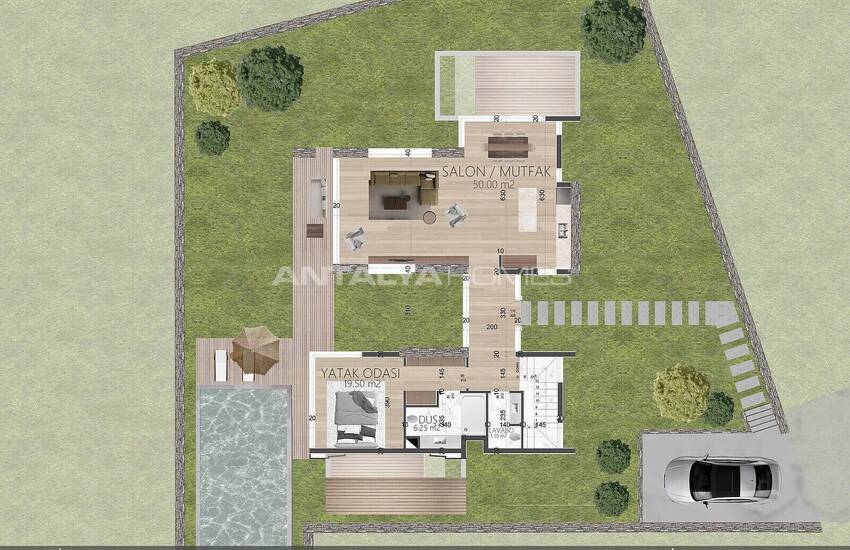 Stilvolle Freistehende Meerblick Villen In Bodrum Türkei 30