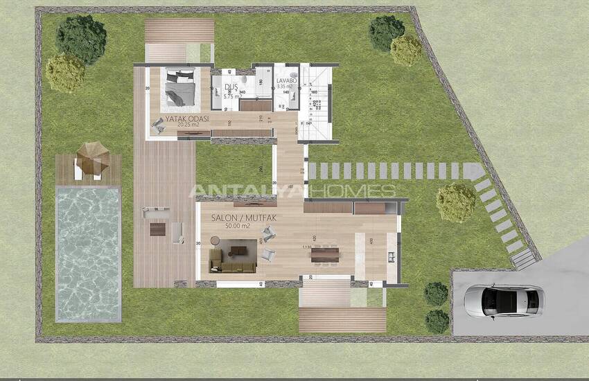 Stilvolle Freistehende Meerblick Villen In Bodrum Türkei 32