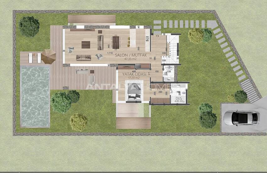 Stilvolle Freistehende Meerblick Villen In Bodrum Türkei 22